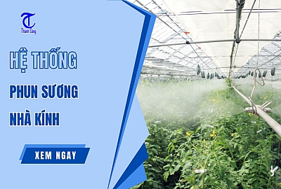 Ứng Dụng Hệ Thống Phun Sương Nhà Kính Công Nghệ Cao