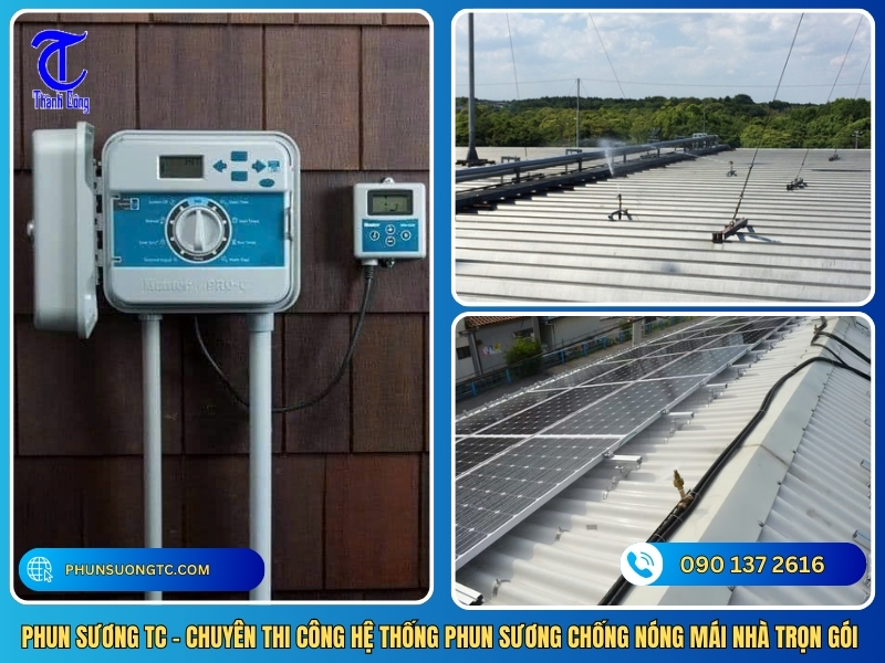 phun suong tc chuyen thi cong he thong phun suong chong nong mai nha tron goi