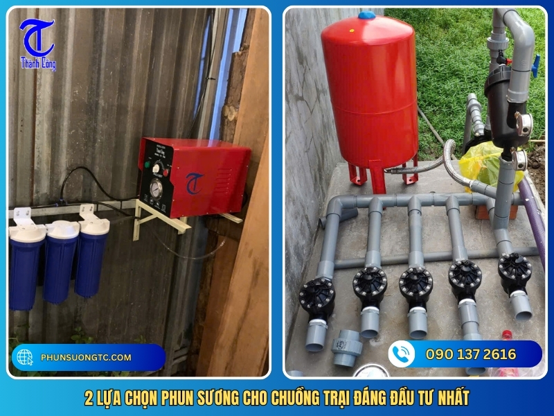 2 lua chon phun suong cho chuong trai dang dau tu nhat