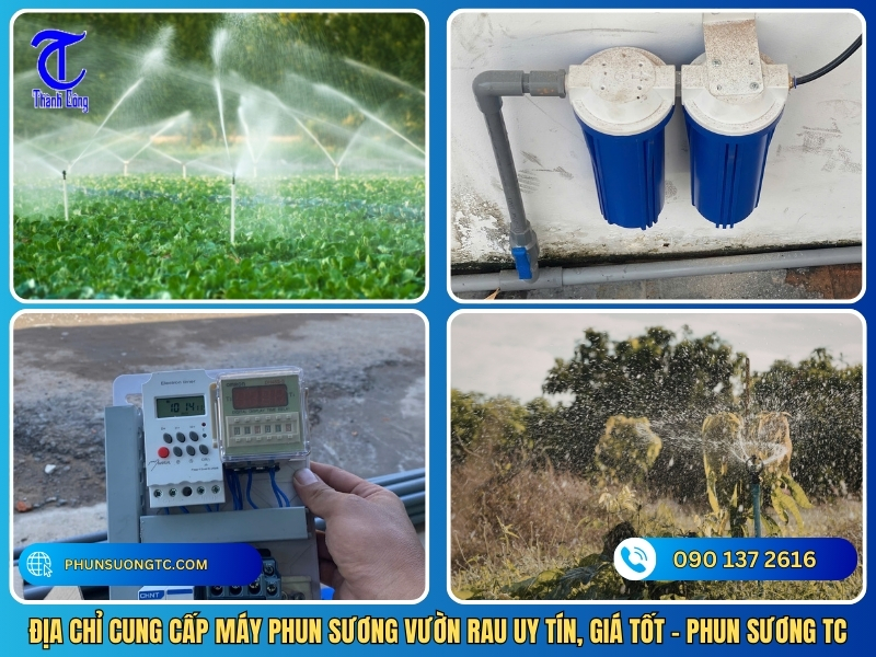 dia chi cung cap may phun suong vuon rau uy tin gia tot phun suong tc