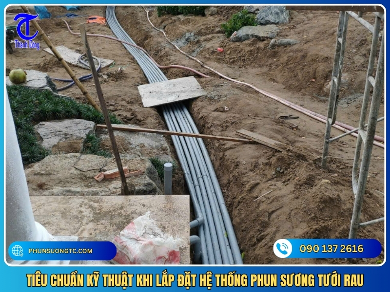 tieu chuan ky thuat khi lap dat he thong phun suong tuoi rau