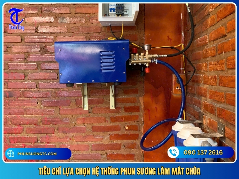 tieu chi lua chon he thong phun suong lam mat chua