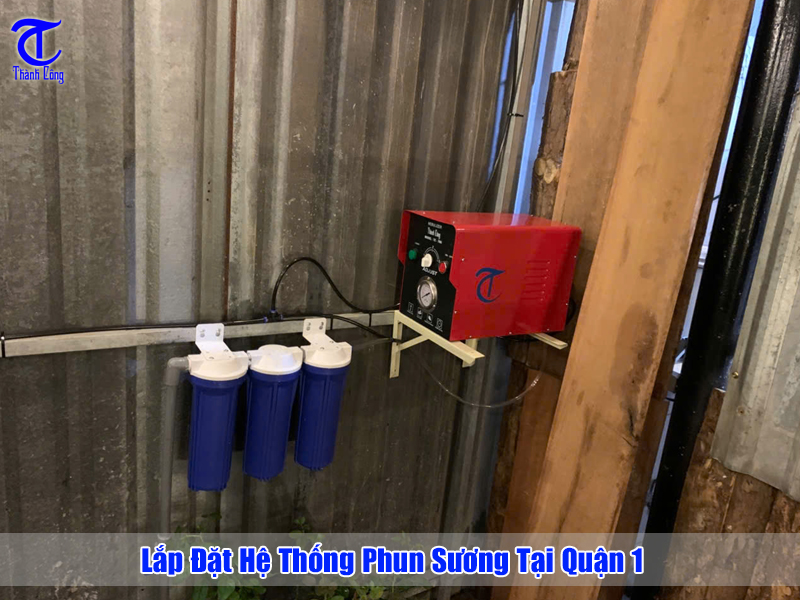 Dịch vụ lắp đặt hệ thống phun sương làm mát tại quận 1 của Phun Sương TC