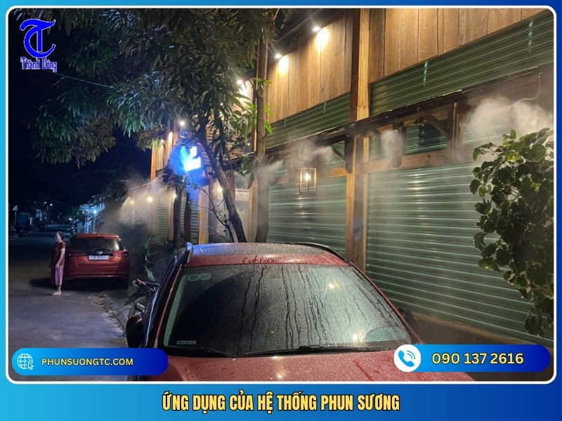 ung dung cua he thong phun suong