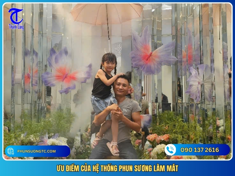 uu diem cua he thong phun suong lam mat