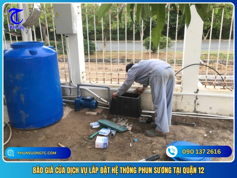 bao gia cua dich vu lap dat he thong phun suong tai quan 12