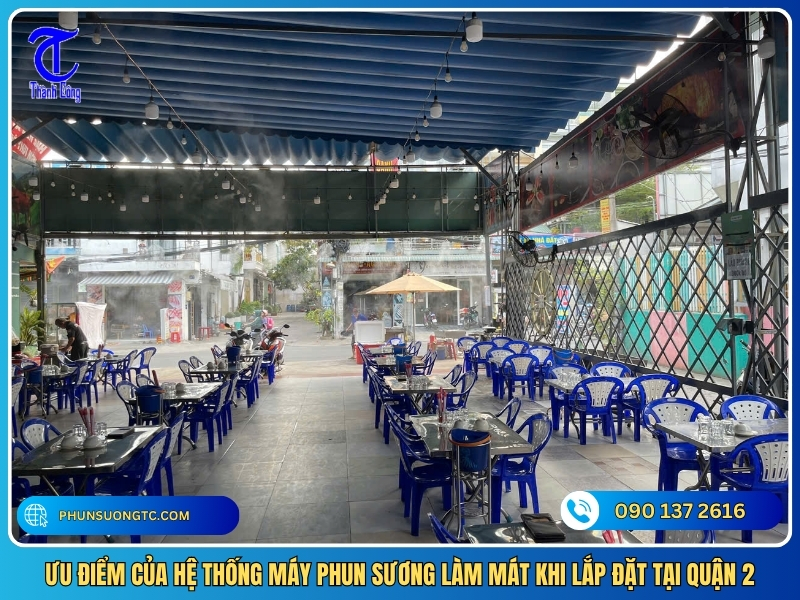 uu diem cua he thong may phun suong lam mat khi lap dat tai quan 2