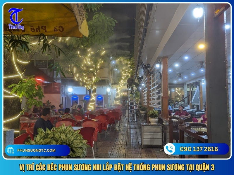 vi tri cac bec phun suong khi lap dat he thong phun suong tai quan 3