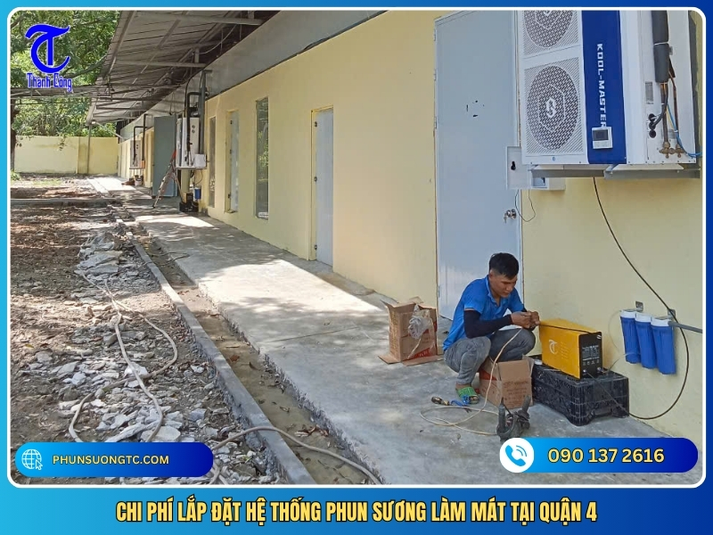 chi phi lap dat he thong phun suong lam mat tai quan 4