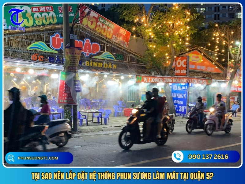 tai sao nen lap dat he thong phun suong lam mat tai quan 5