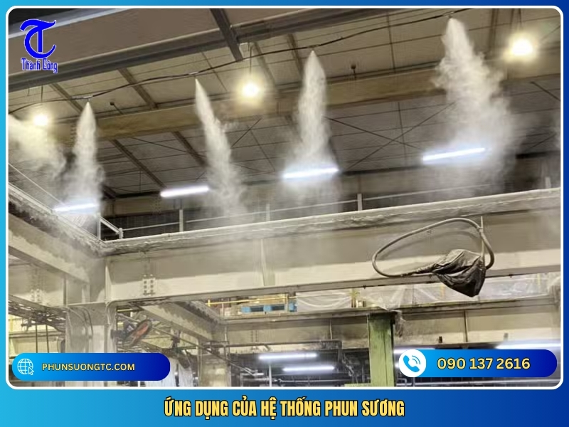 ung dung cua he thong phun suong