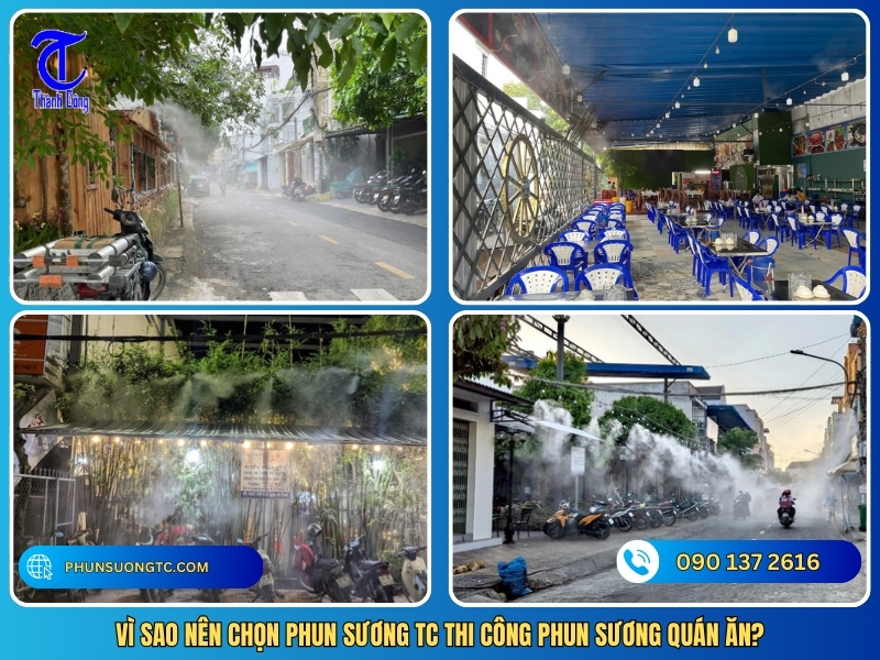 Vi sao nen chon Phun Suong TC thi cong phun suong quan an?