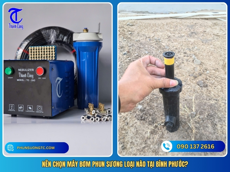 nen chon may bom phun suong loai nao tai binh phuoc