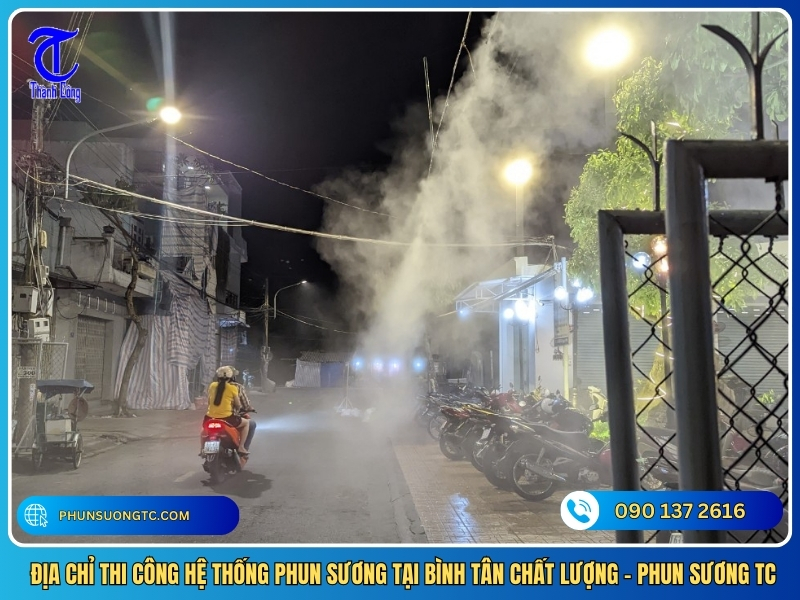 dia chi thi cong he thong phun suong tai binh tan chat luong phun suong tc