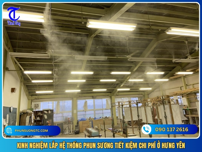 kinh nghiem lap he thong phun suong tiet kiem chi phi o hung yen