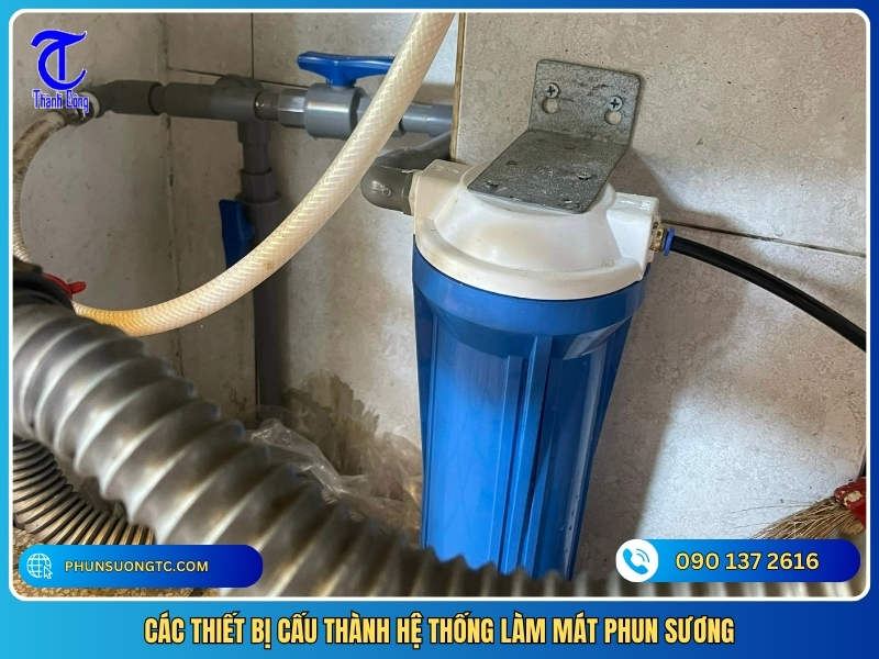 cac thiet bi cau thanh he thong lam mat phun suong