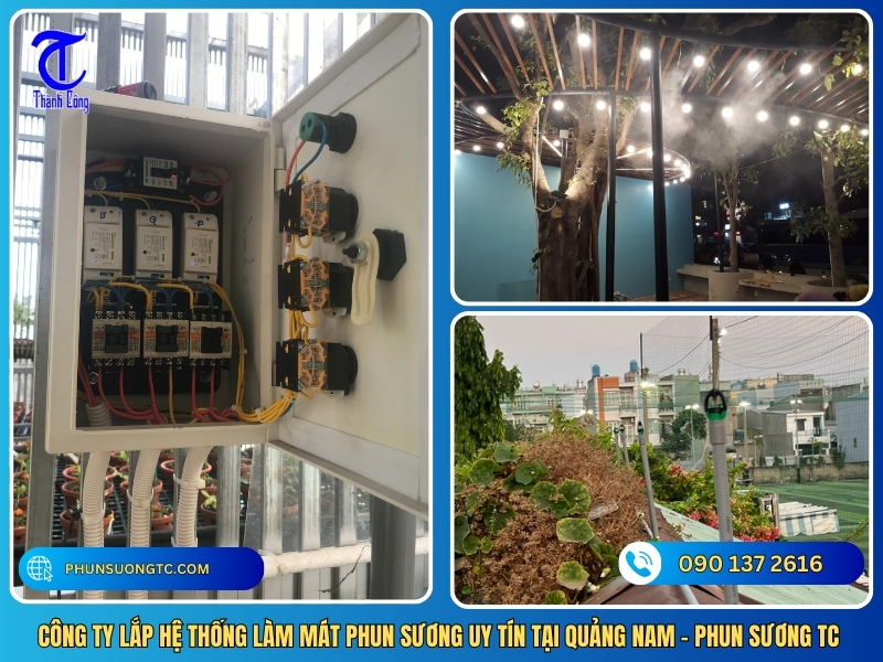 Cong ty lap he thong lam mat phun suong uy tin tai Quang Nam - Phun Suong TC