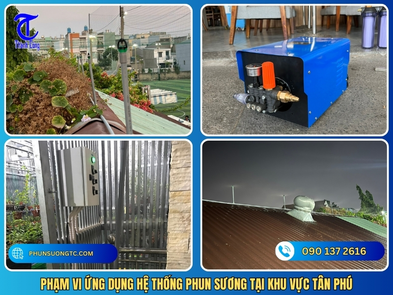 pham vi ung dung he thong phun suong tai khu vuc tan phu