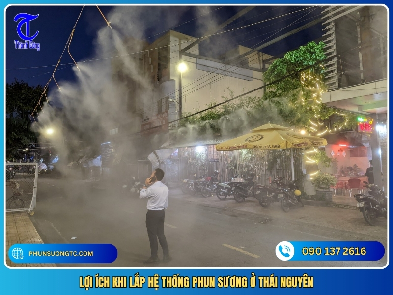 loi ich khi lap he thong phun suong o thai nguyen