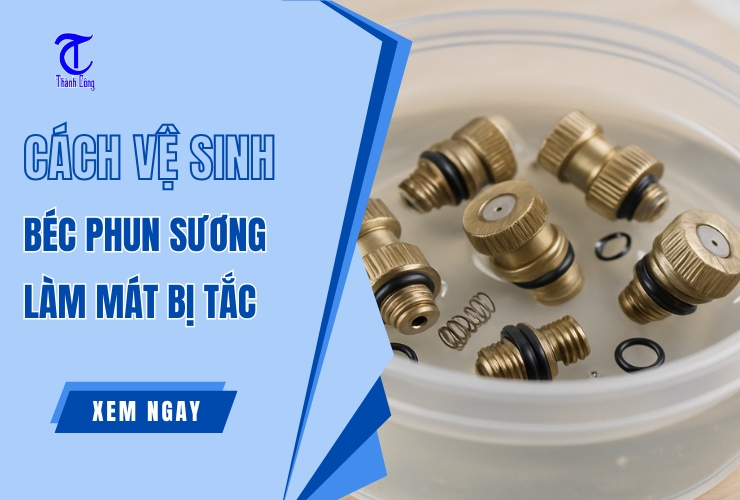 cach ve sinh bec phun suong lam mat bi tac